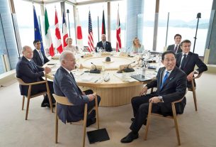 Miembros del G7 asistieron a un almuerzo de trabajo, Imagen de archivo. EFE/EPA/Japón POOL