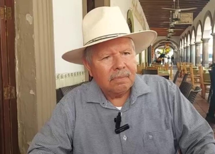 Francisco Hueso, líder de productores de plátano en el estado de Colima.