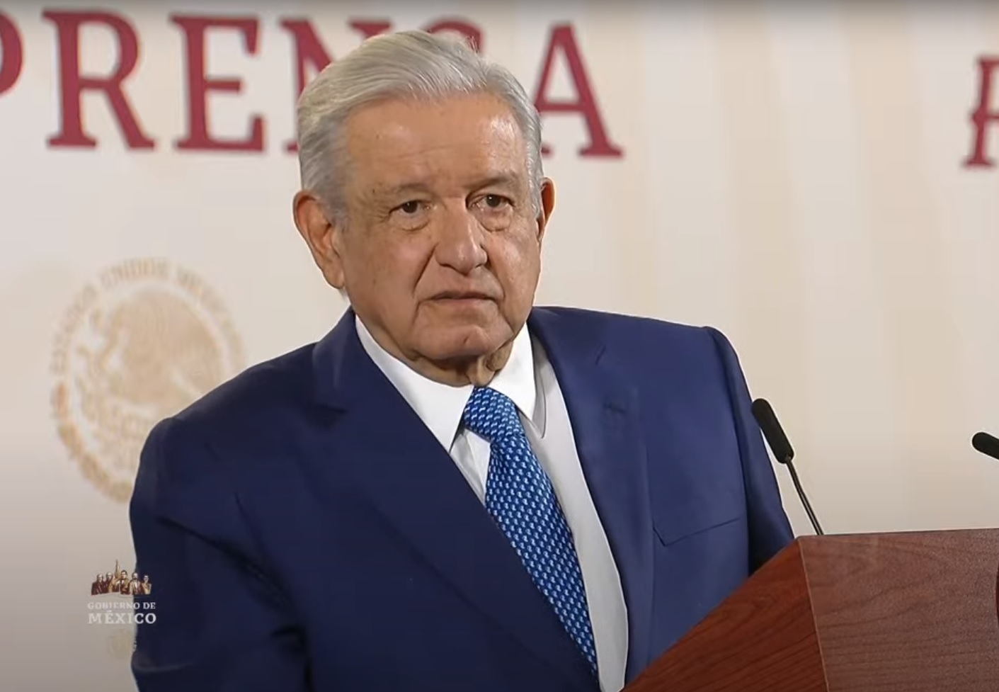 El presidente Andrés Manuel López Obrador.