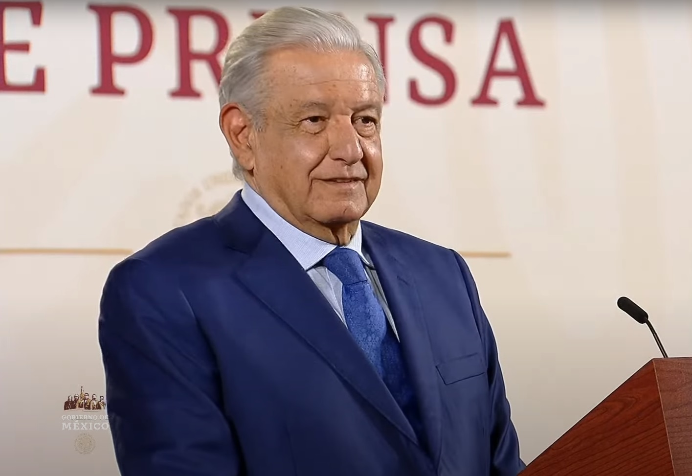 El presidente Andrés Manuel López Obrador.