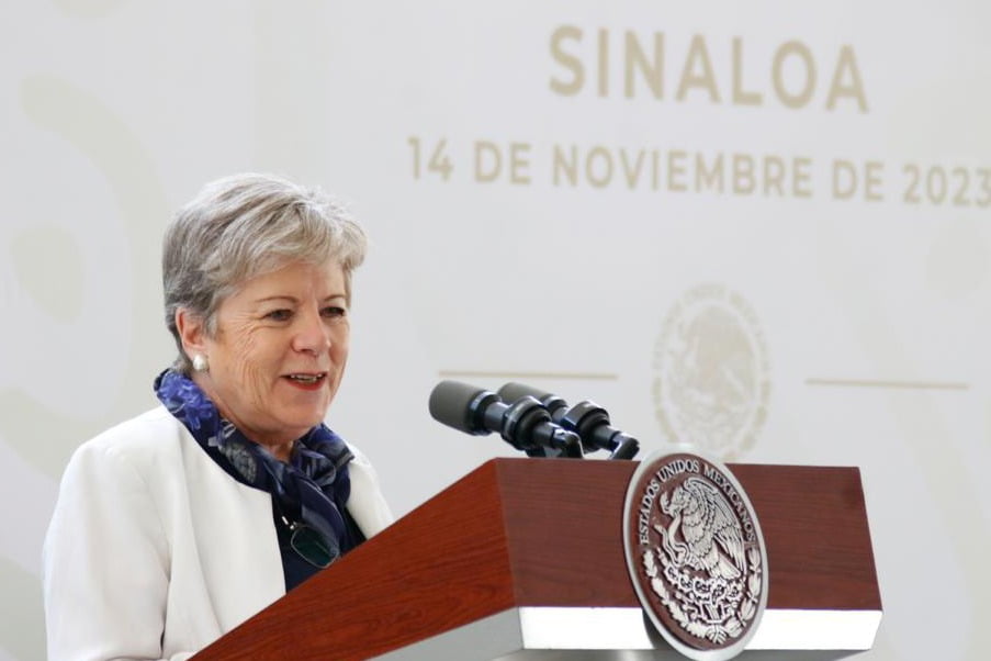 La canciller Alicia Bárcena.