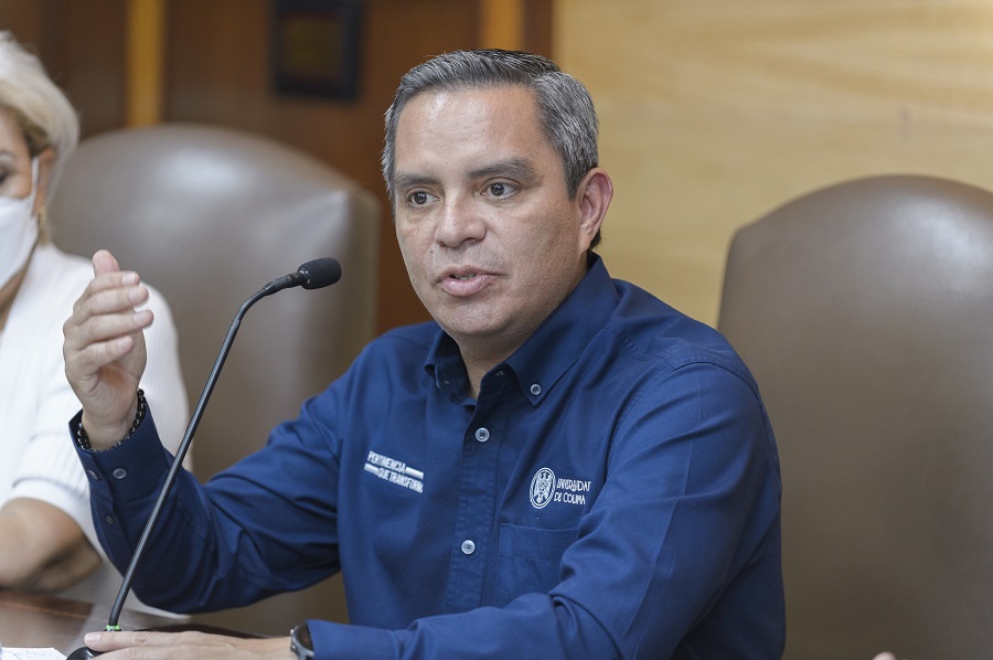 El Rector Christian Jorge Torres Ortiz Zermeño.