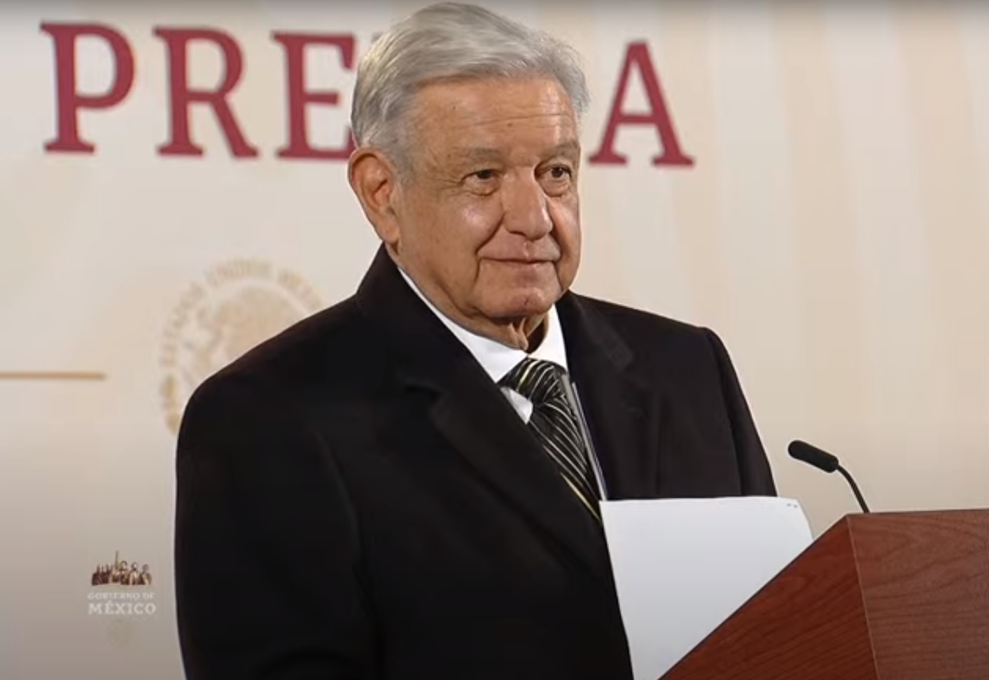 El Presidente de México, Andrés Manuel López Obrador.