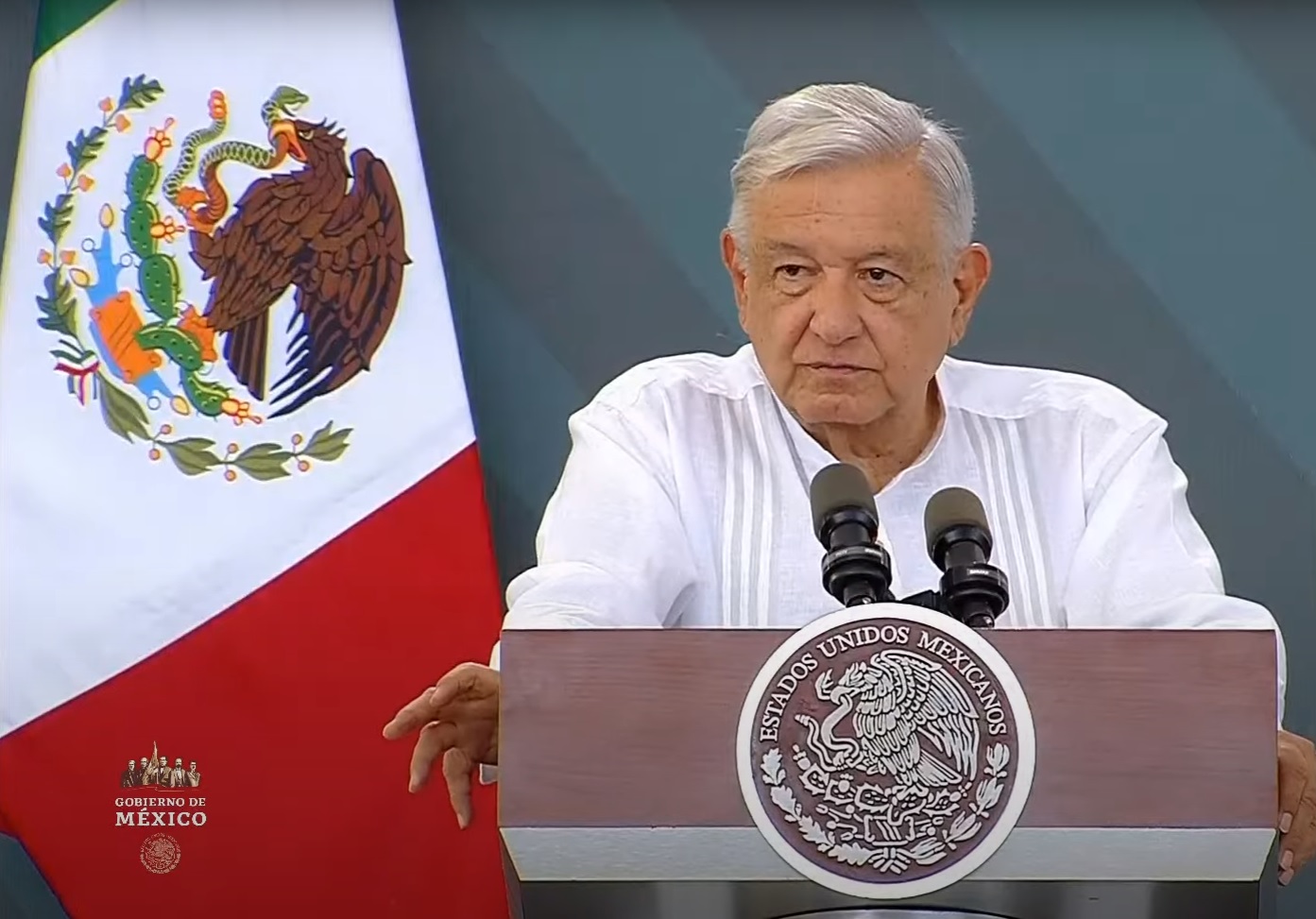 El presidente Andrés Manuel López Obrador