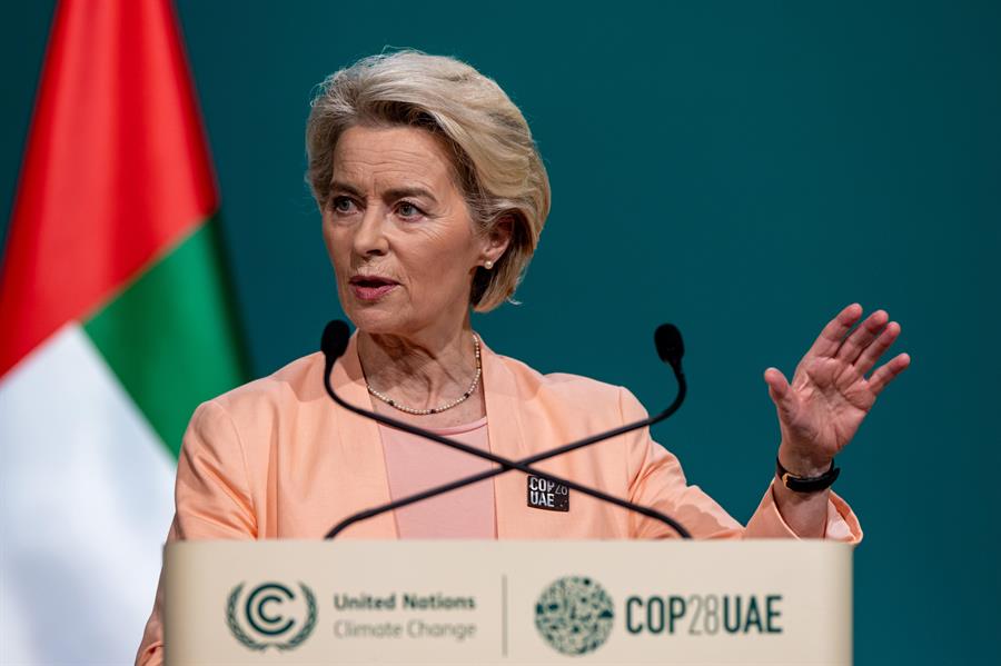 La presidenta de la Comisión Europea, Úrsula von der Leyen. EFE/EPA/MARTIN DIVISEK