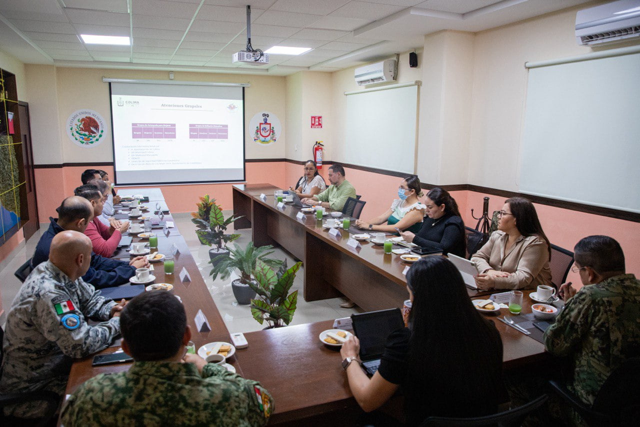 Reunión de la Mesa de Coordinación Estatal de Seguridad y Paz.