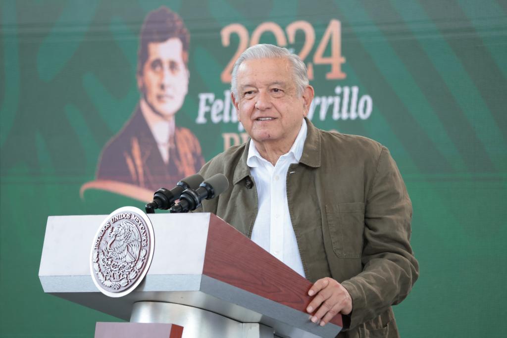 El Presidente de México, Andrés Manuel López Obrador