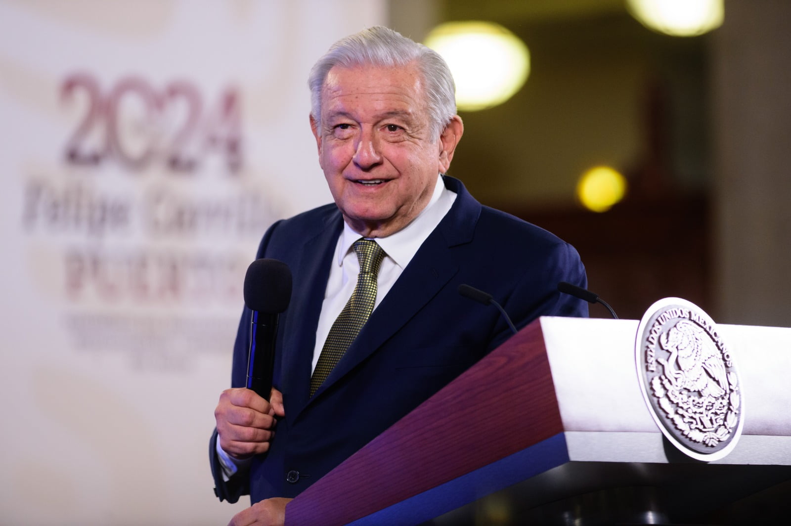 El presidente Andrés Manuel López Obrador