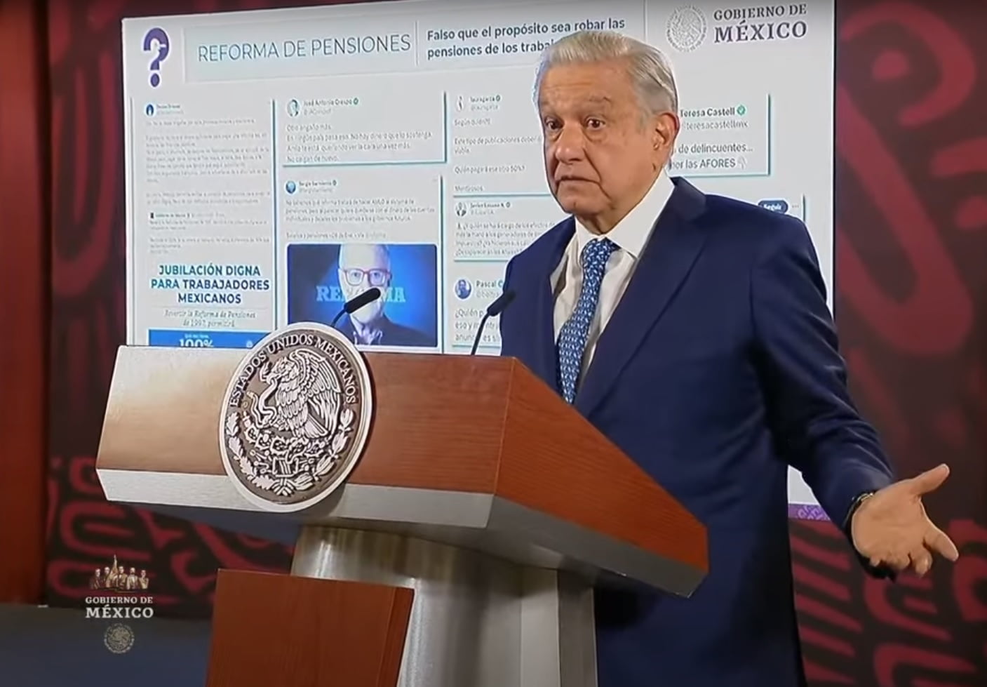 El presidente Andrés Manuel López Obrador