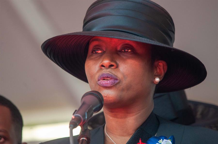 Martine Moise, viuda del presidente asesinado de Haití Jovenel Moise, en una fotografía de archivo. EFE/ Jean Marc Herve Abelard