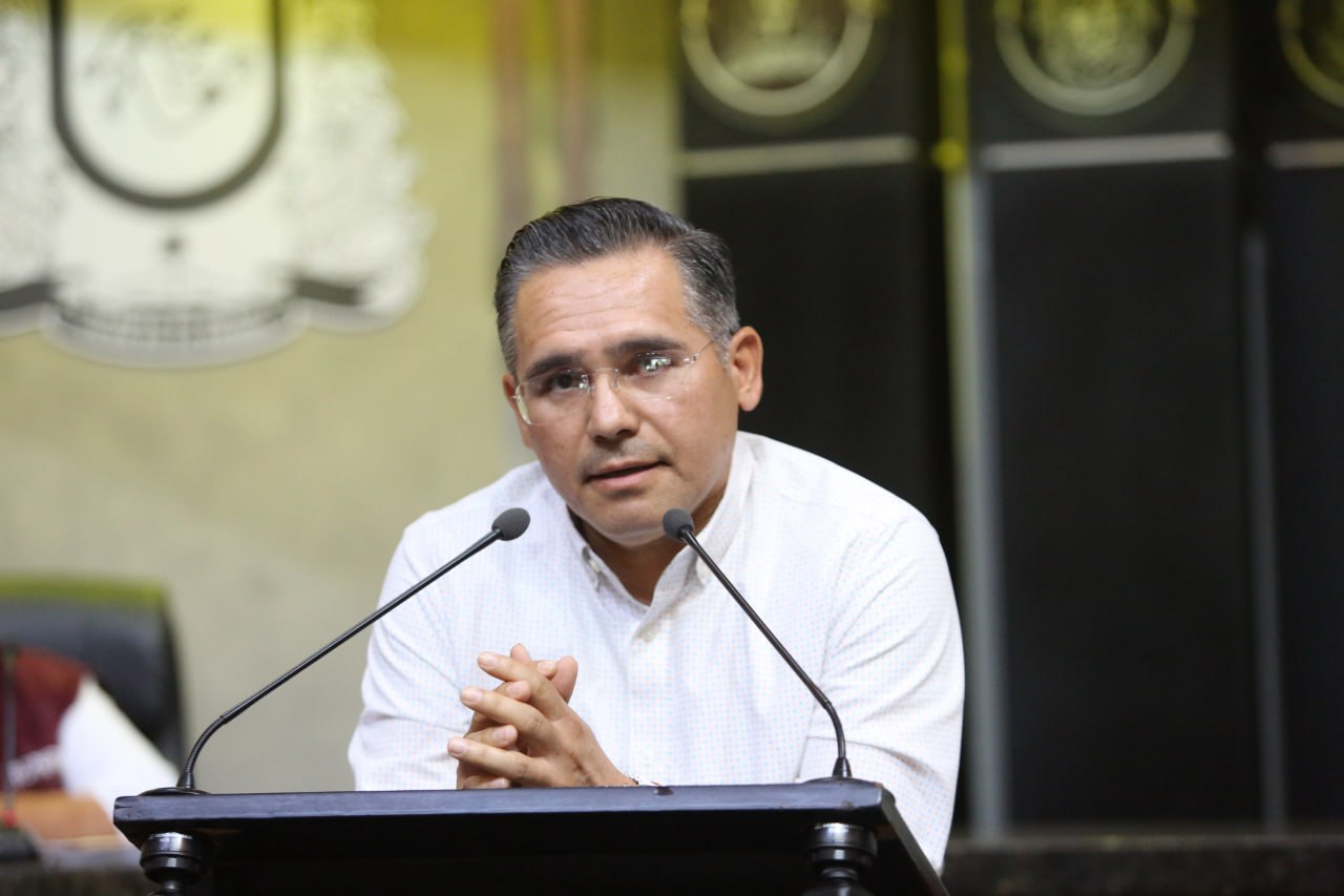 El coordinador de la bancada de Movimiento Ciudadano (MC) en el Congreso del Estado, Ignacio Vizcaíno.