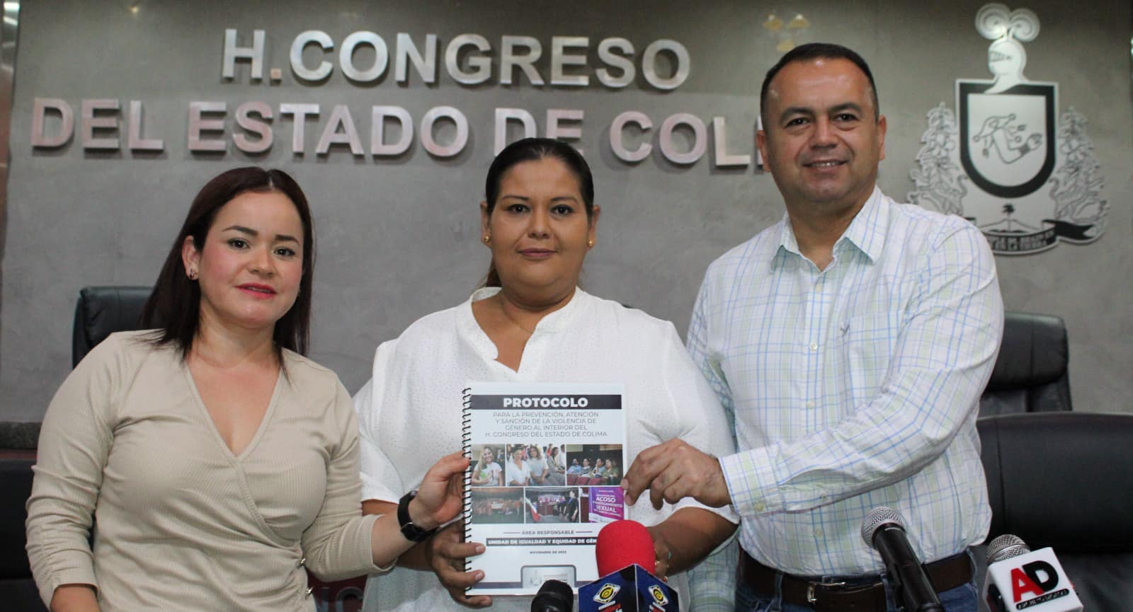 Presentación del “Protocolo para la Prevención de la Violencia de Género al Interior del Congreso del Estado de Colima”.