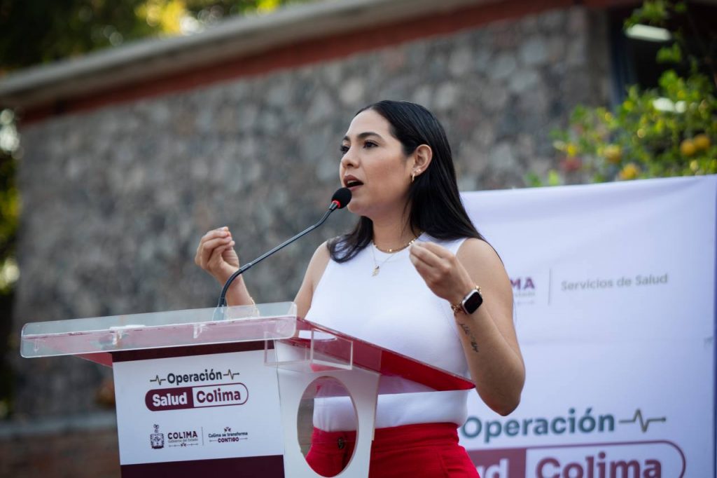 La gobernadora Indira Vizcaíno Silva.