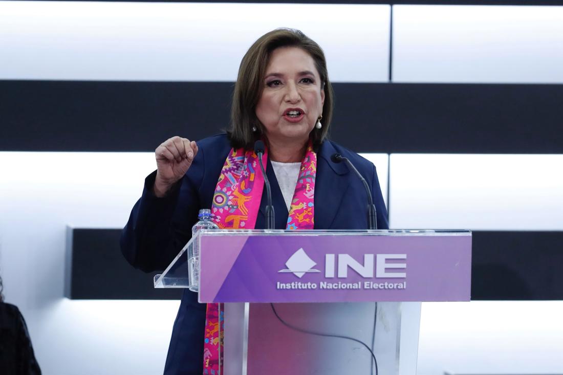 La candidata presidencial opositora de la coalición Fuerza y Corazón por México, Xóchitl Gálvez. Imagen de archivo. EFE/Sáshenka Gutiérrez