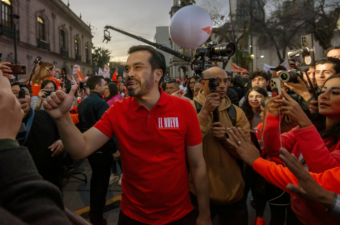 El precandidato a la Presidencia de México por el partido Movimiento Ciudadano (MC), Jorge Álvarez Máynez. EFE/Miguel Sierra