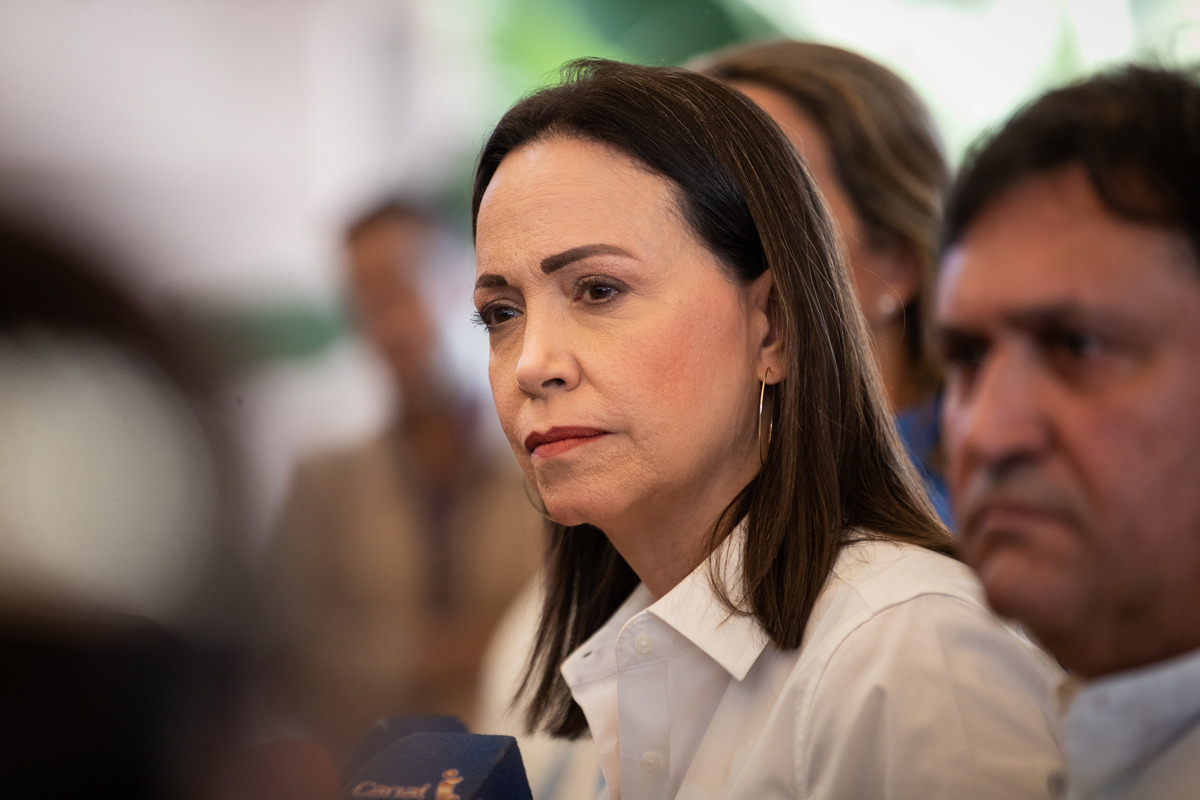 Foto de archivo de la opositora venezolana María Corina Machado. EFE/ Rayner Peña R