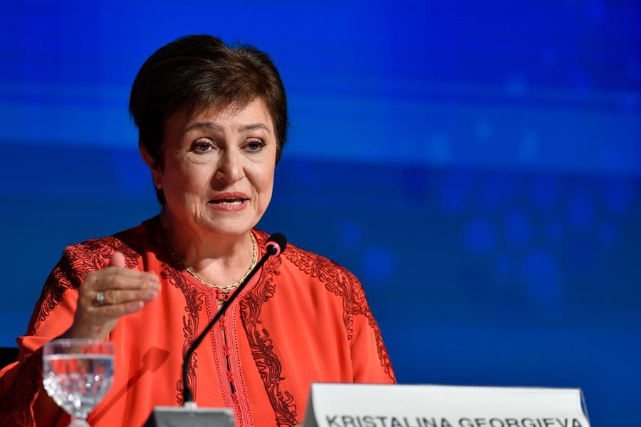 Kristalina Georgieva, directora gerente del FMI, en una fotografía de archivo. EFE/EPA/Jalal Morchidi