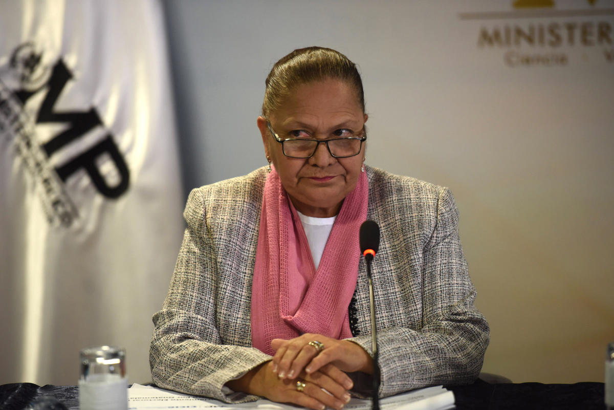 Fotografía de archivo que muestra a la fiscal general de Guatemala, María Consuelo Porras. EFE/ Edwin Bercián