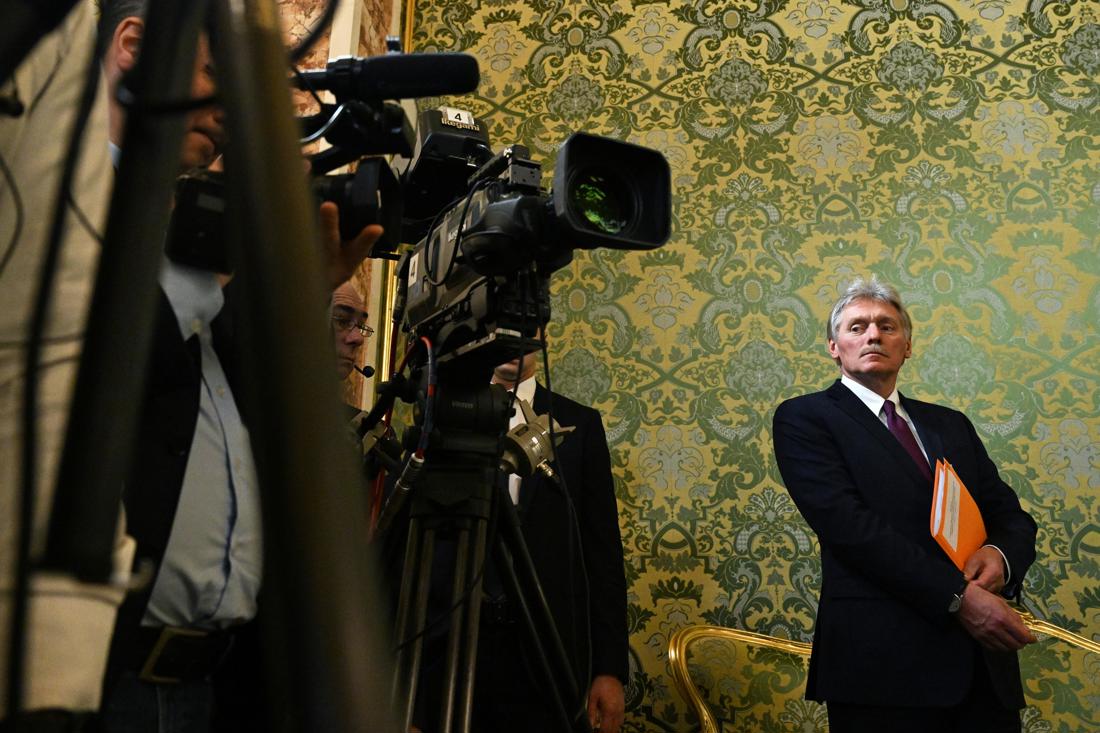 El portavoz de la Presidencia rusa, Dmitri Peskov, en una imagen de archivo. EFE/EPA/PAVEL BEDNYAKOV / KREMLIN POOL