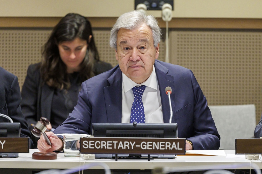 Fotografía de archivo del secretario general de la ONU, António Guterres. EFE/EPA/SARAH YENESEL