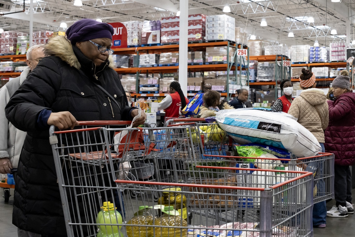 Fotografía de archivo de supermercado en Washington. EFE/EPA/MICHAEL REYNOLDS