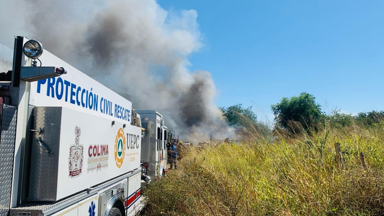 Incendio forestal durante la presente temporada de estiaje.