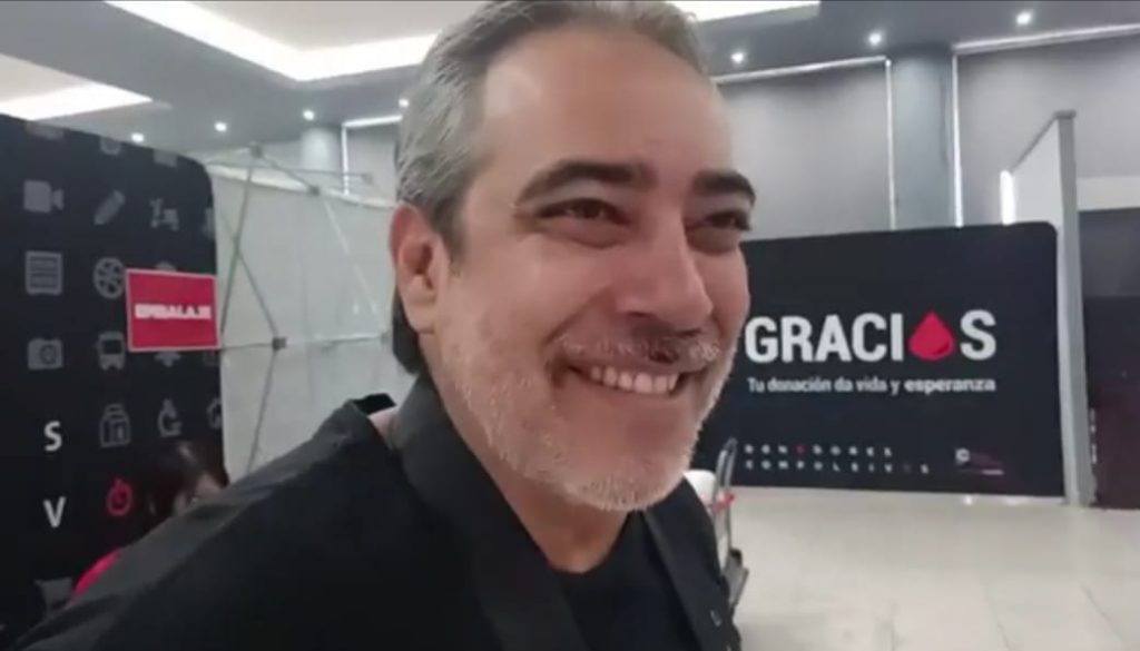 Sigipablo Pineda, presidente de “Donadores Compulsivos”.