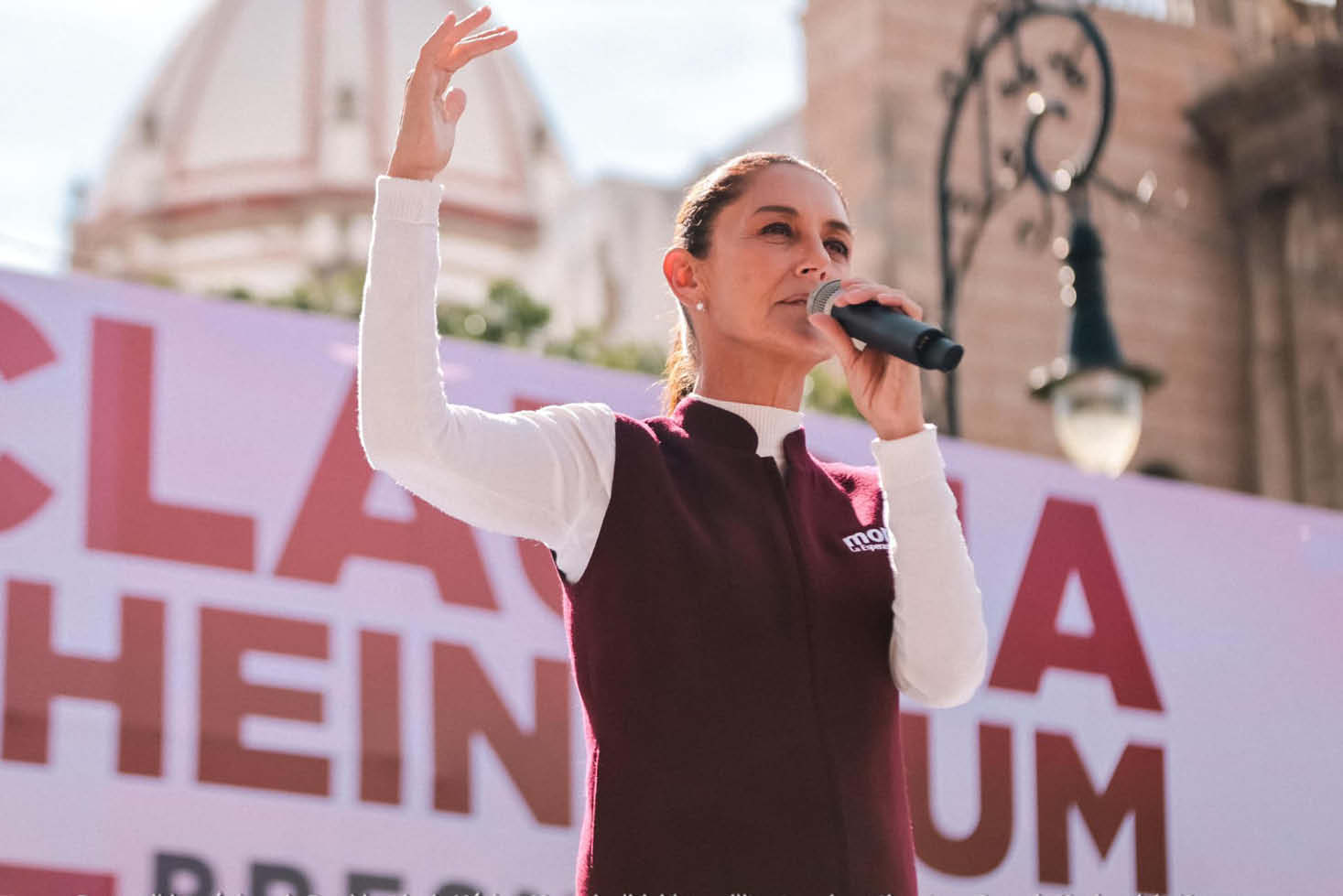 La candidata oficialista a la Presidencia de México, Claudia Sheinbaum.