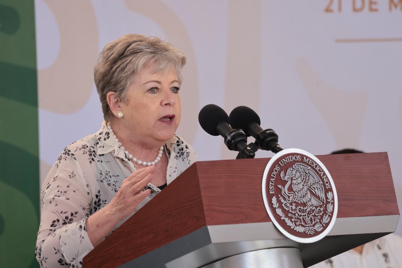 La canciller Alicia Bárcena.