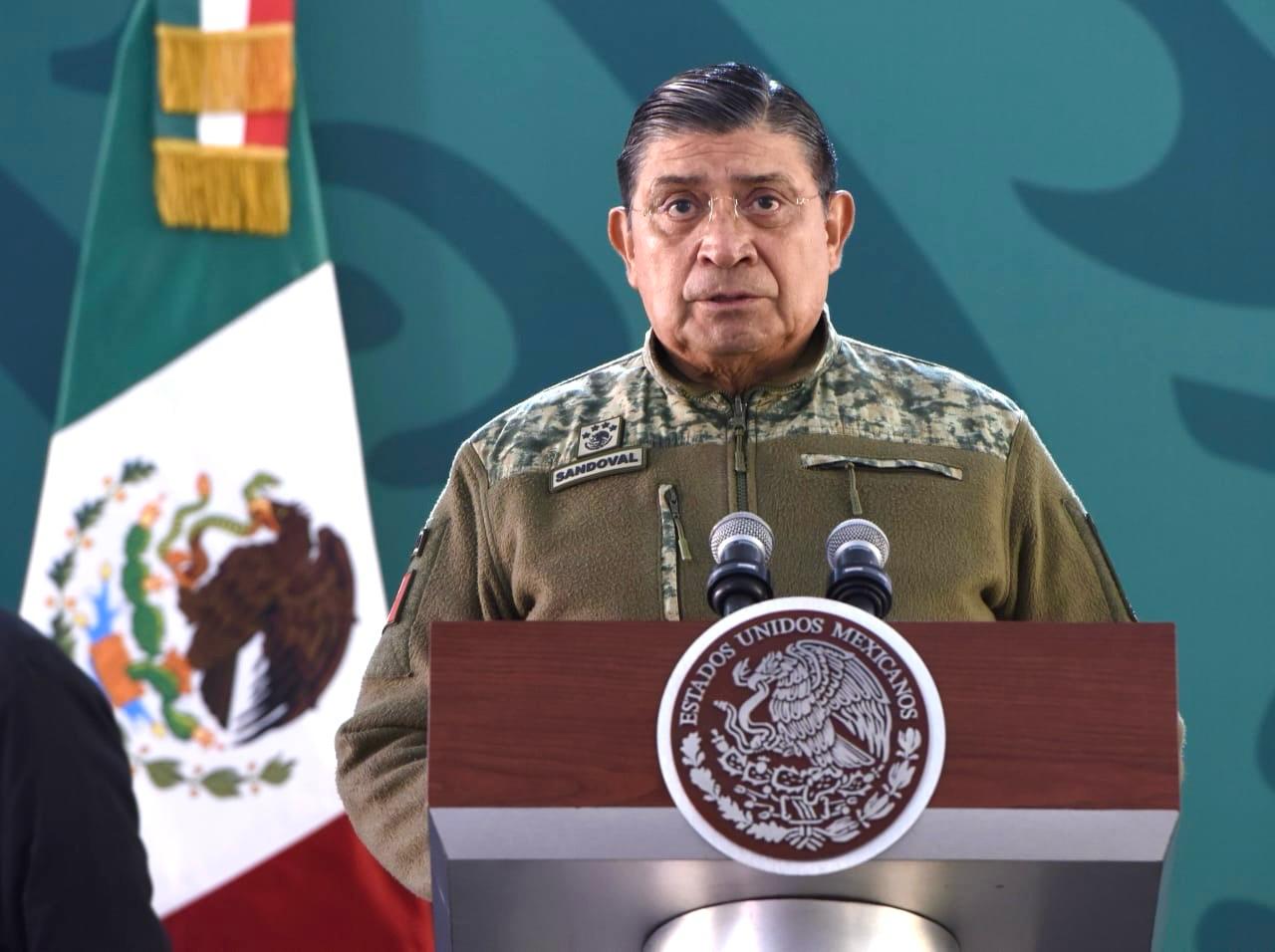 El jefe del Ejército mexicano, Luis Cresencio Sandoval.