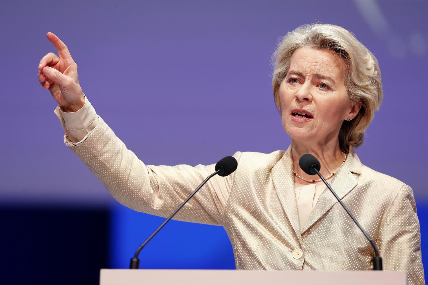 La presidenta de la Comisión Europea, Ursula Von der Leyen. EFE/EPA/Robert Ghement