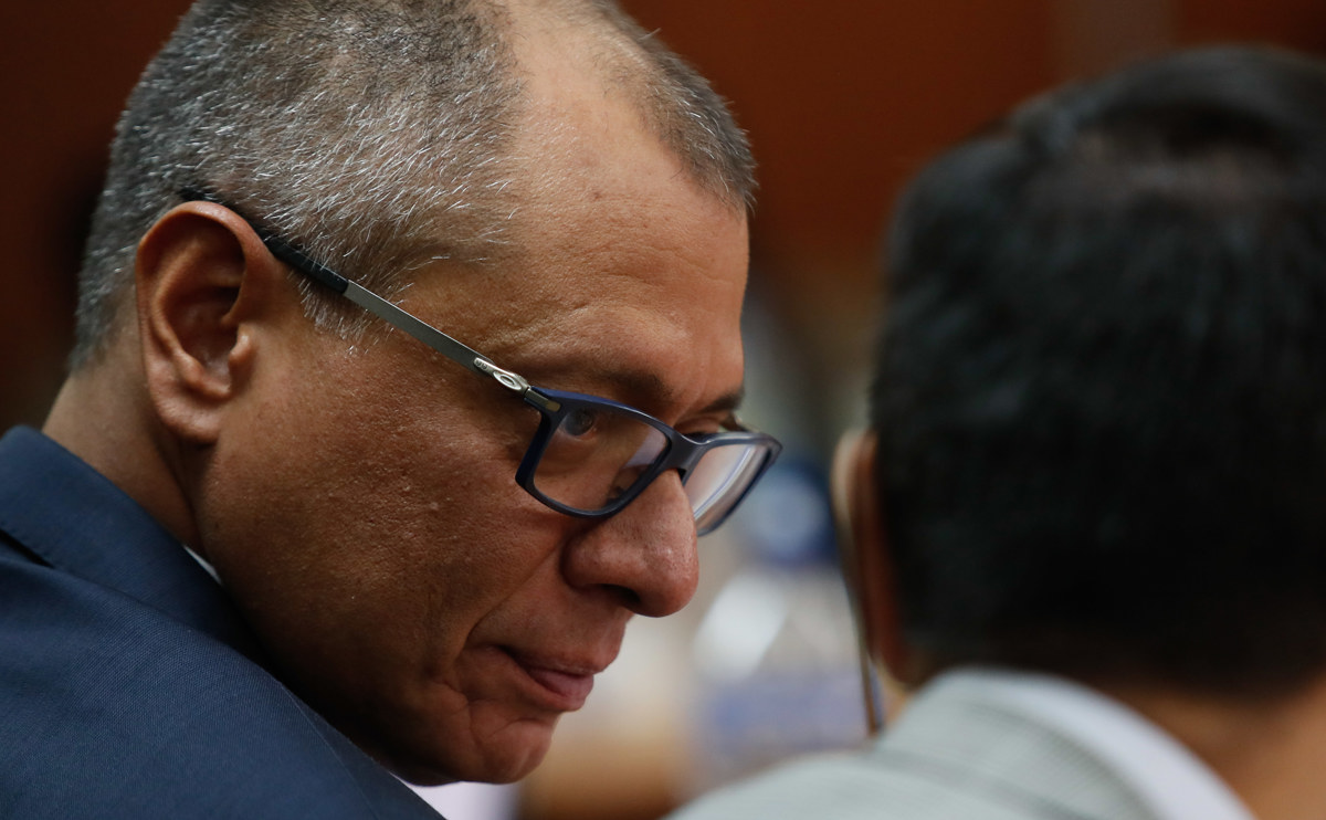 El exvicepresidente de Ecuador, Jorge Glas, en una fotografía de archivo. EFE/José Jácome