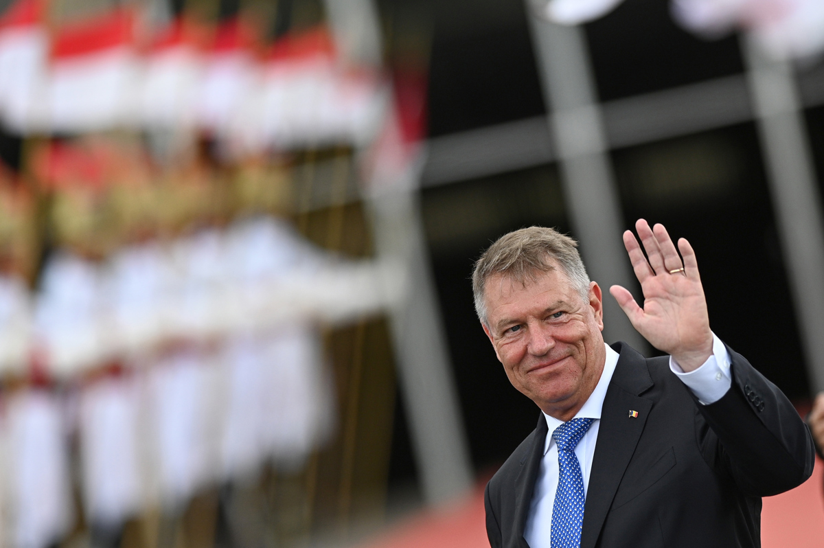 Foto archivo. El presidente de Rumanía, Klaus Iohannis. EFE/Andre Borges