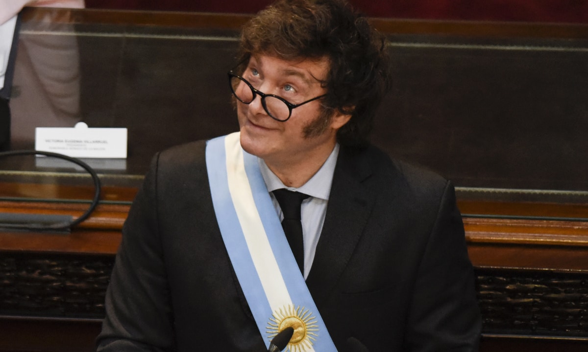 Foto de archivo del presidente de Argentina Javier Milei. EFE/Matías Martin Campaya