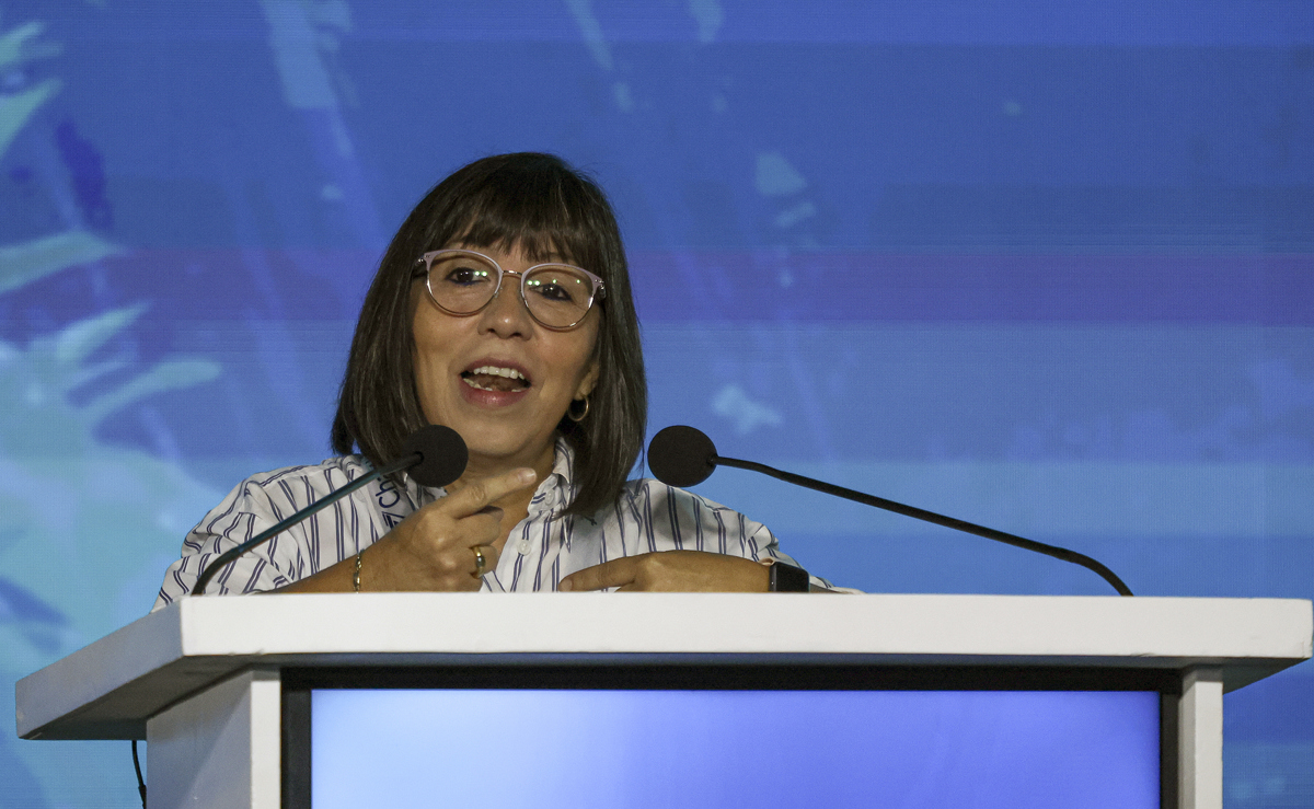 Foto de archivo de Martha Ramos, presidenta de la Comisión de Equidad de Género y Diversidad de la SIP. EFE/ Lorenzo Hernández