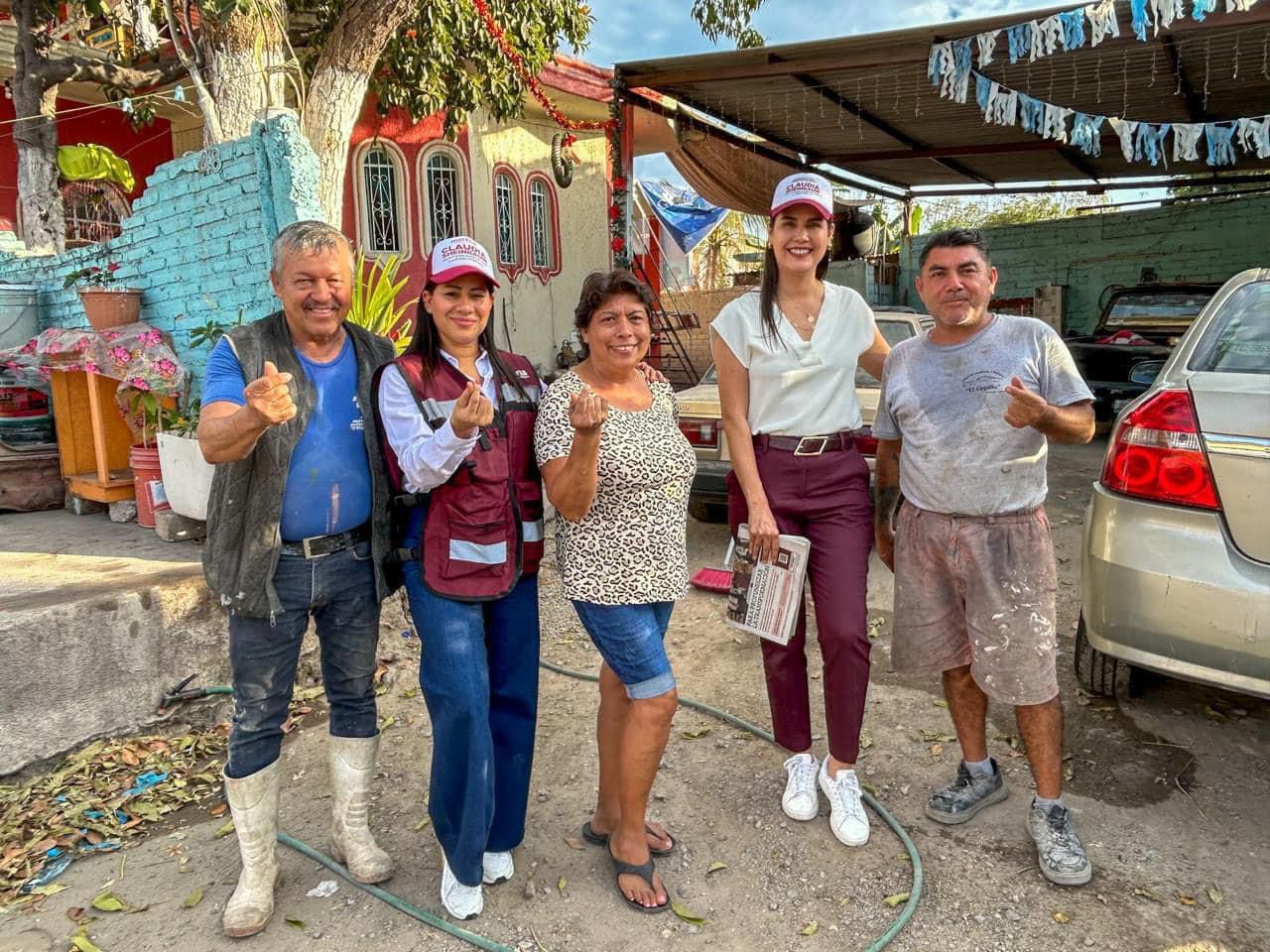 Ana Karen Hernández, candidata al Senado de la República por la coalición “Sigamos Haciendo Historia”.