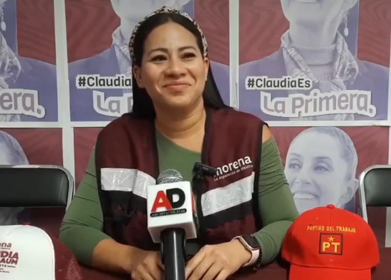 Ana Karen Hernández, candidata al Senado por Morena, PT y PVEM.