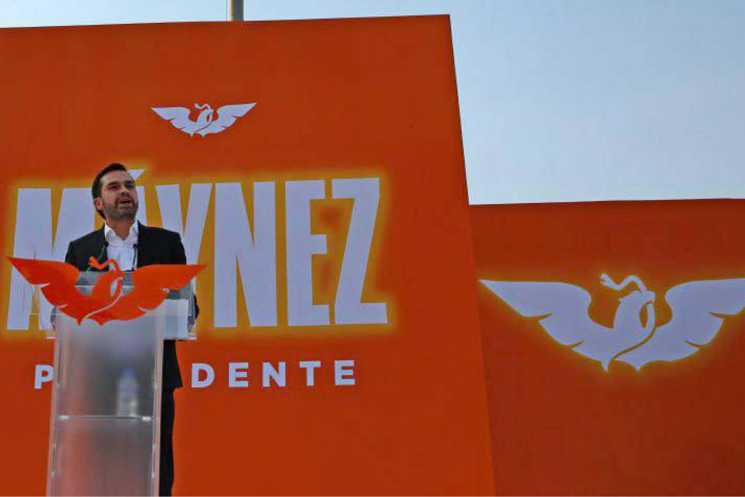 El candidato presidencial de Movimiento Ciudadano, Jorge Álvarez Máynez.