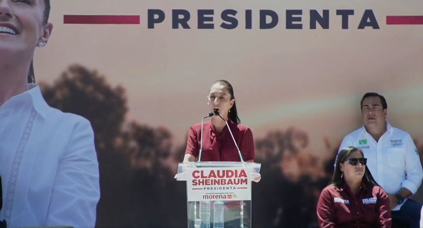 Claudia Sheinbaum, candidata a la Presidencia de México .