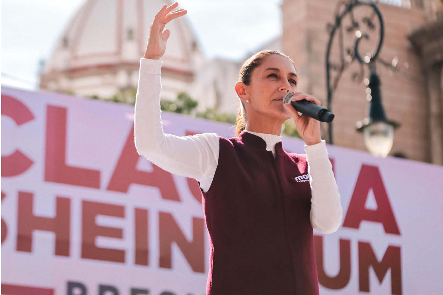 Claudia Sheinbaum, candidata a la Presidencia de México por la coalición “Sigamos Haciendo Historia”.