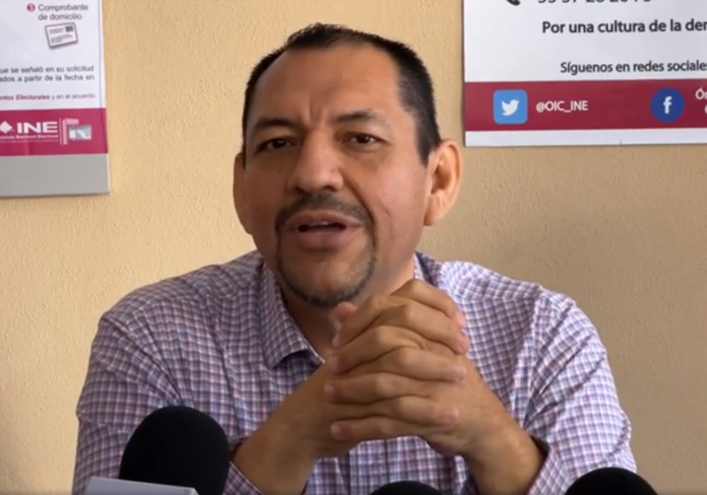 Luis Figueroa Muñoz, vocal ejecutivo de la Junta Distrital 02 del Instituto Nacional Electoral (INE).