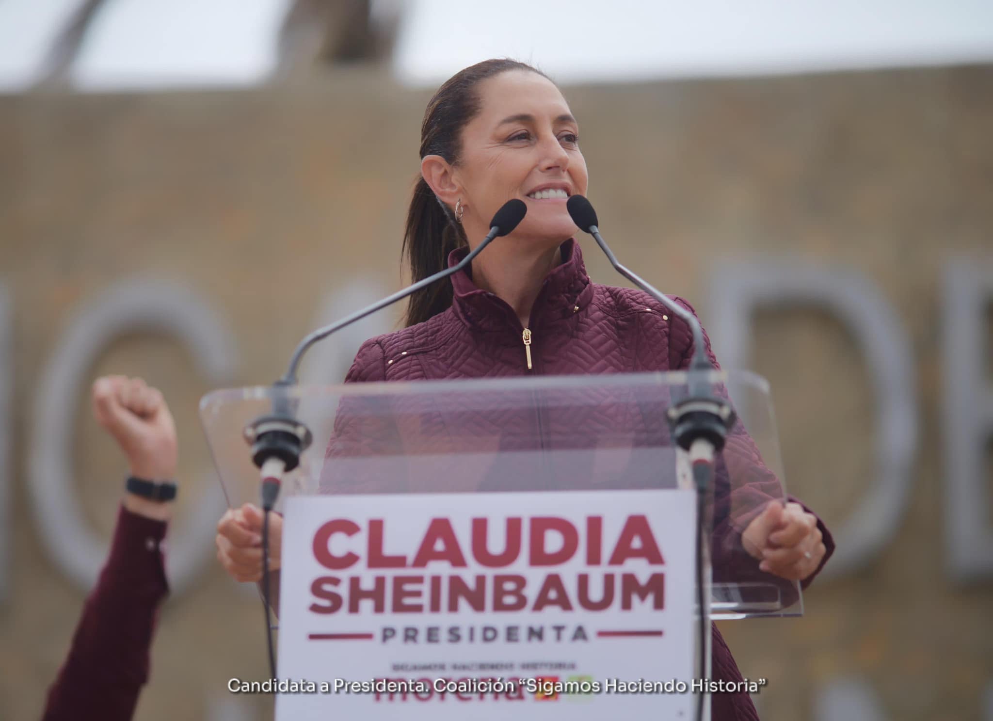 La candidata presidencial de la coalición “Sigamos Haciendo Historia”, Claudia Sheinbaum.