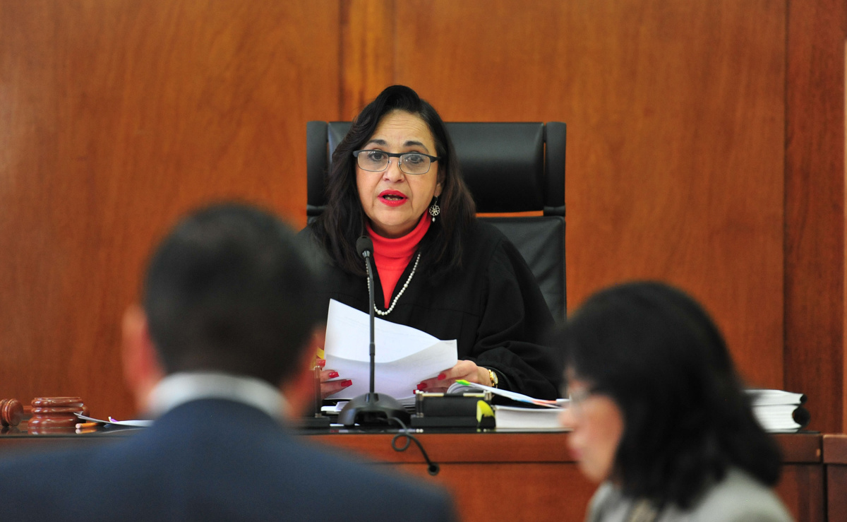 Fotografía de archivo de la ministra presidenta de la primera sala de la Suprema Corte de Justicia, Norma Lucía Piña Hernández. EFE/Mario Guzmán