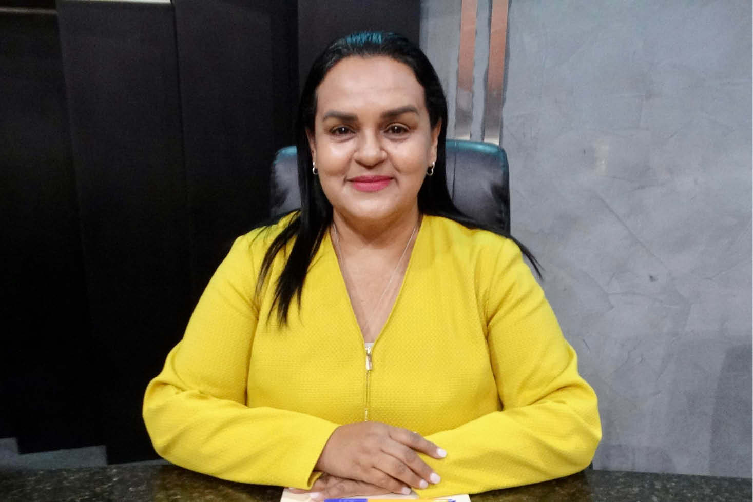 La diputada local de Nueva Alianza (Panal), Myriam Gudiño Espíndola.