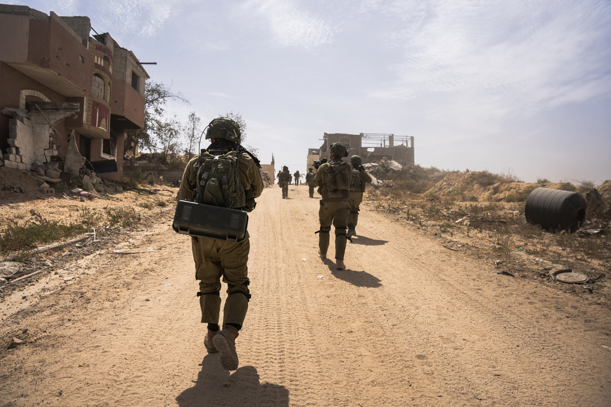 Soldados israelíes en la Franja de Gaza. EFE/Ejército de Israel