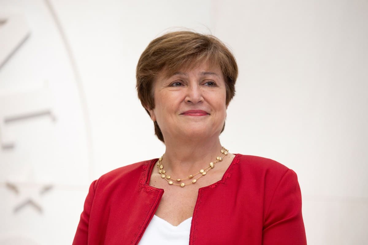 Kristalina Georgieva, directora gerente del Fondo Monetario Internacional (FMI), en una fotografía de archivo. EFE/EPA/Michael Reynolds