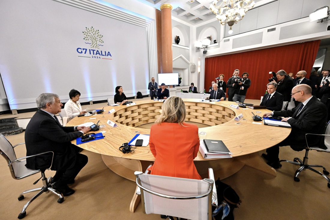 Los ministros de Exteriores del G7 en Capri. EFE/EPA/ALESSANDRO DI MEO
