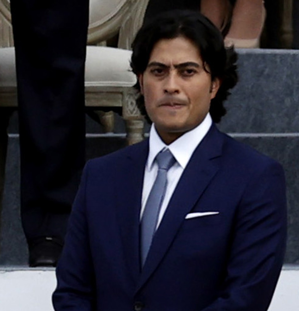 Fotografía de archivo fechada el 7 de agosto de 2022 que muestra a Nicolás Petro Burgos, primogénito del presidente colombiano, Gustavo Petro, durante la ceremonia de investidura presidencial de su padre, en la Plaza Bolívar en Bogotá (Colombia). EFE/ Mauricio Dueñas Castañeda