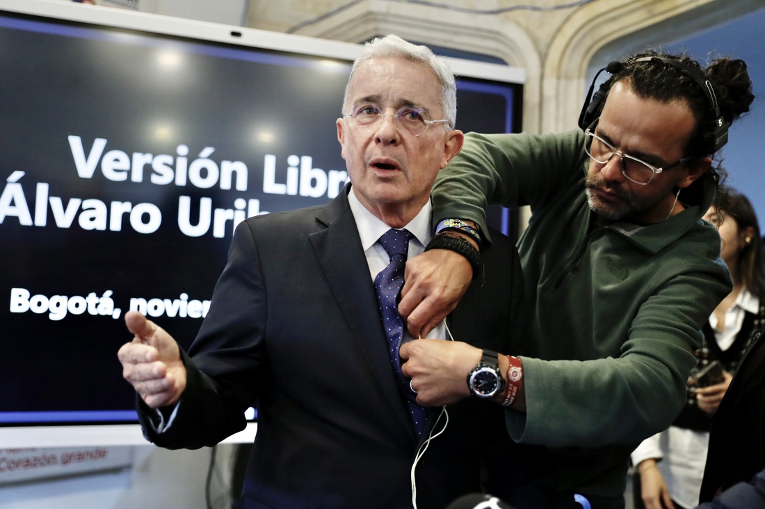 Foto de archivo del expresidente de Colombia Álvaro Uribe Vélez. EFE/ Carlos Ortega