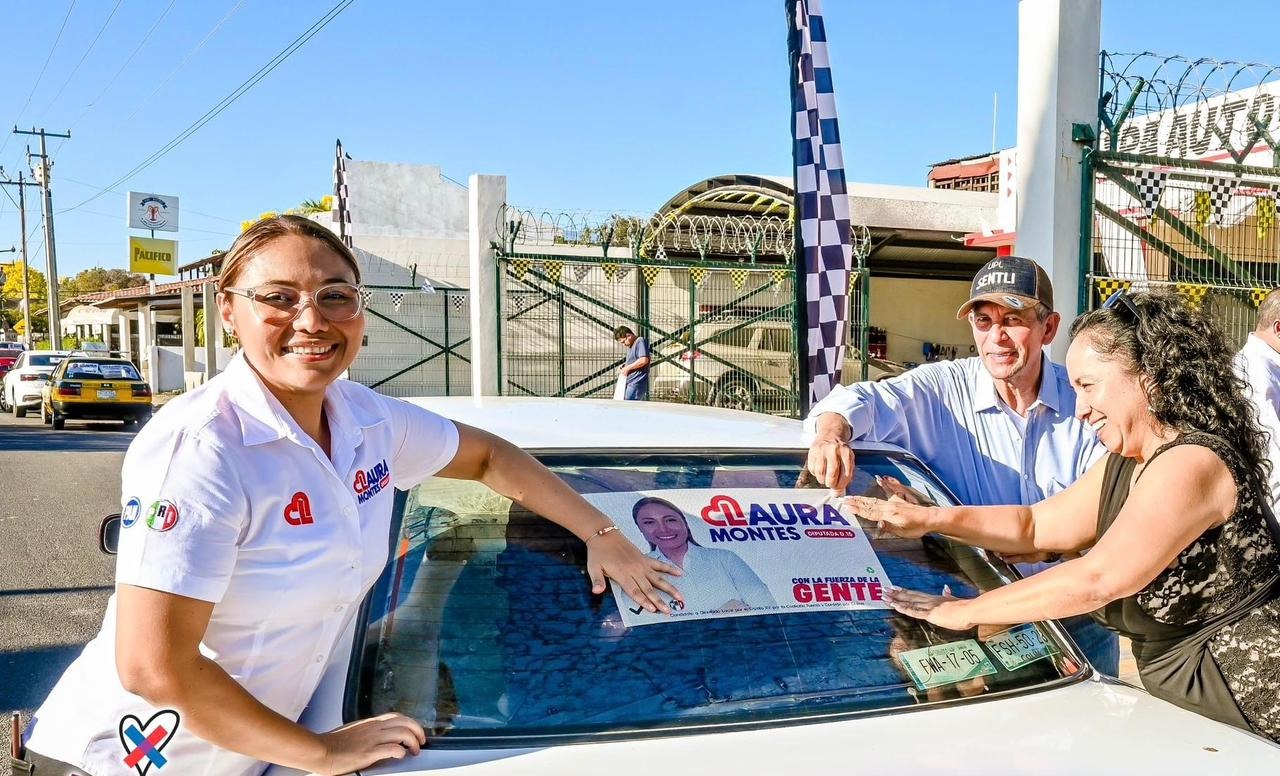 Óscar Ávalos, candidato a la Alcaldía de Tecomán por la coalición “Fuerza y Corazón por Colima”.